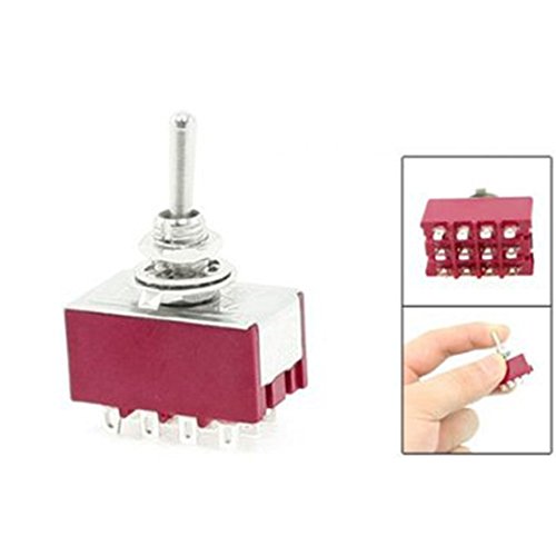 Arepas 6a/125vac 2a/250vac 12 pino 4pdt On/on 2 Position Mini -402 Switch de alternância