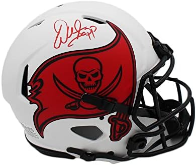 Warren Sapp assinou Tampa Bay Buccaneers Speed ​​Speed ​​Authentic Lunar NFL Capacete - Capacetes NFL autografados