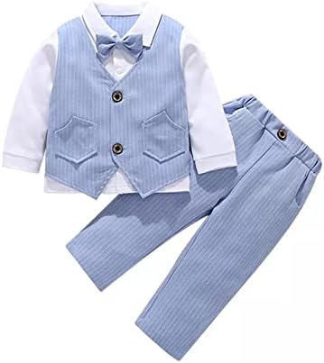 CoolElves Baby Boy Gentleman Roup, roupas de menino de manga comprida
