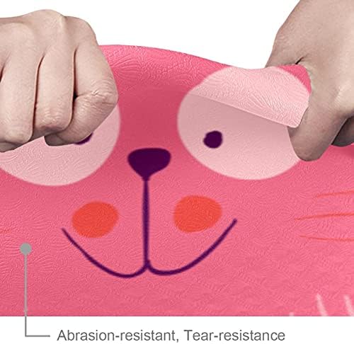Siebzeh Cutatões fofos gatos coloridos gatinhos engraçados premium de ioga grossa MAT ECO AMPLICAÇÃO DE RORBO