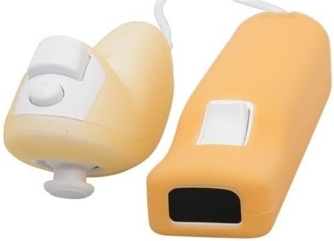2 Tone Silicone Skin Case para Nintendo Wii Controle remoto e nunchuk -laranja e laranja sólida