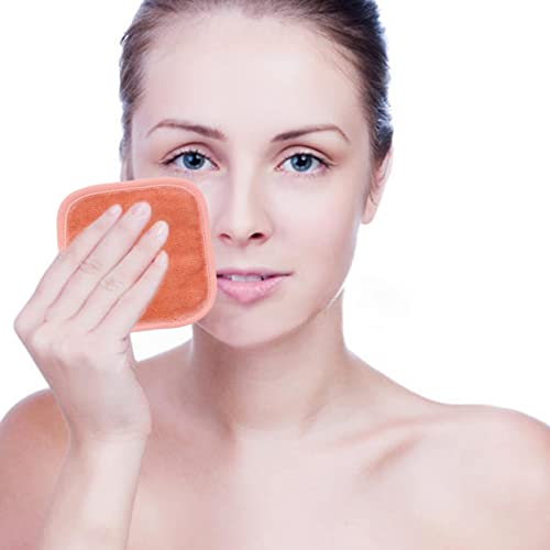 Polyte Premium Premium Hipoalergênico Microfiber Removedor de maquiagem e pano de limpeza facial 6 x 6 pol.