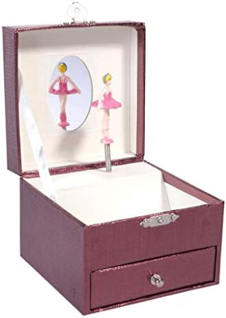 Gkmjki Music Dance Girl Jewelry Box Box Storage Recipiente