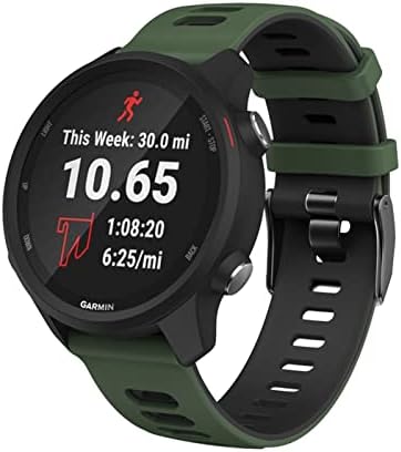 Banda de vigia de silicone kappde para garmin Forerunner 245 245m 645 Watch Strap Pulp para Garmin Vivoactive 3 Watchband