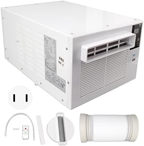 Resfriador de ar portátil, 280W 16-30 ℃ Modo de suspensão Modo compacto ar condicionado carregamento USB Controle remoto Baixo consumo