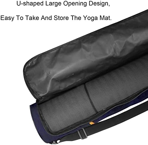 Flying Fire Phoenix Yoga Mat Bags Full-Zip Yoga Carry Bag para homens, Exercício de ioga transportadora com cinta ajustável