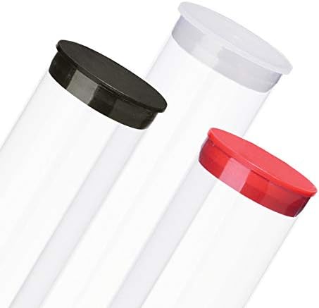 Plugues redondos de polipropileno - plugue redondo de tubo - para cleartec 2-3/4 Tubos - Red PP MOCAP PRP2.750RED
