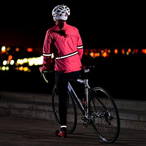 M MEDERXITY BENHAS DE CINTOFILENTO REFLEFFICIONAL - Alta visibilidade da fita refletor de fita de fita, aplique no ciclismo de corrida à noite caminhando