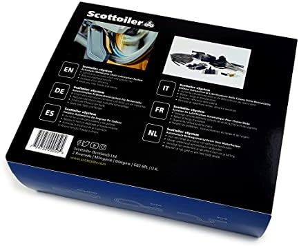 Scottoiler Essentials Micro Vsystem Automático Sistema de lubrificação de motocicletas e injetor de escorpião Dual