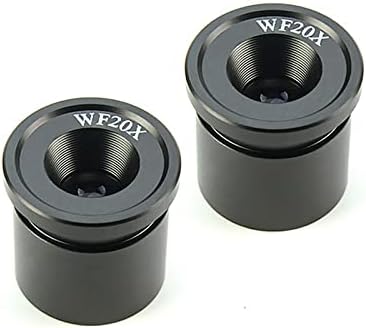 Acessórios para microscópio 2 PCs WF20X/10MM Microscópio de lente óptica de ocular com tamanho de montagem 30,5mm de laboratório consumíveis