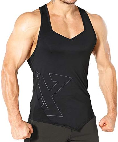 Brokig Mens stringer ginásio tanque de bodybuilding tampas de treino fitness y-back sleesess muscle camisas