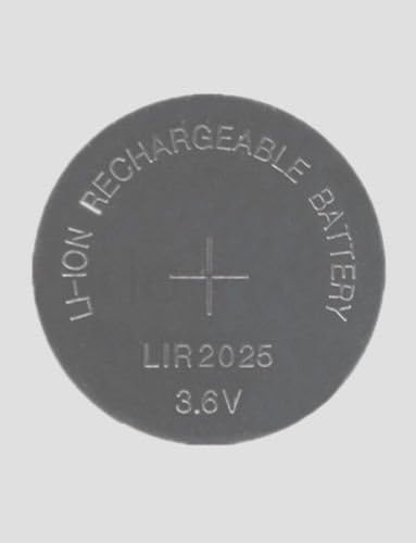 Hillflower 100 peças Lir2025 2025 CR2025 LM2025 BR2025 Recarregável a granel 3,6V de duração de longa duração Bateria