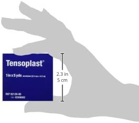 Tensoplasto Tan 1 Bandagem de adesivo elástico 1 -Um rolo individual cada