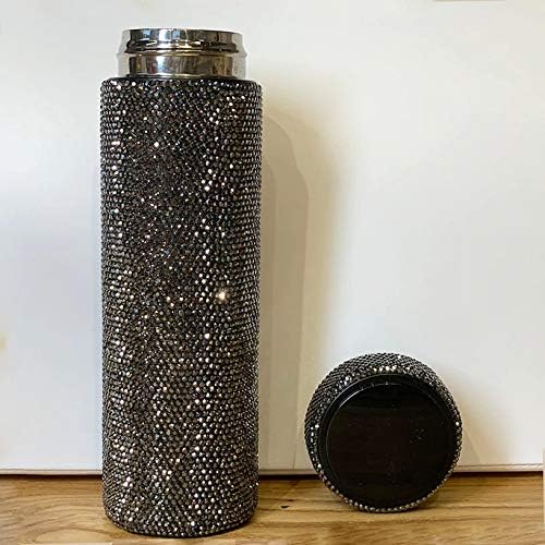 500 ml de temperatura LED Exibição Diamante Thermo Coffee Caneca de água potável Aço inoxidável 304 A vácuo Caneca de café com