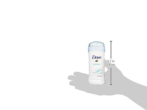 Desodorante anti-perspirante dove, pele sensível 2,60 oz