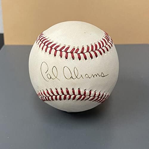 Cal Abrams Brooklyn Dodgers assinou o OnL Baseball Auto com o holograma B&E - Bolalls autografados
