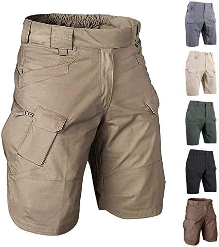 Shorts de carga de jarro para homens shorts de caminhada ao ar livre rápida seca verão shorts táticos casuais de cor sólida