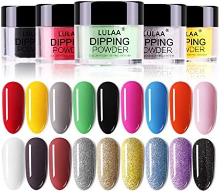 Infusão em pó francês glitter pó pó de unhas de unhas brilho pó de pó de decoração esmalte - esmalte -