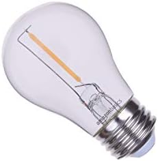 Lâmpadas de lâmpadas S14 do Basics Basics, estilo Edison, 1 Watt Power - 4 -Pack