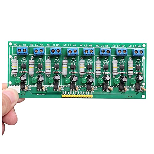 AC 220V 8 CANAL MCU TTL Nível 8 CH Optocoupler Isolation Test Board Isolated Detection Tester PLC Processores Módulo