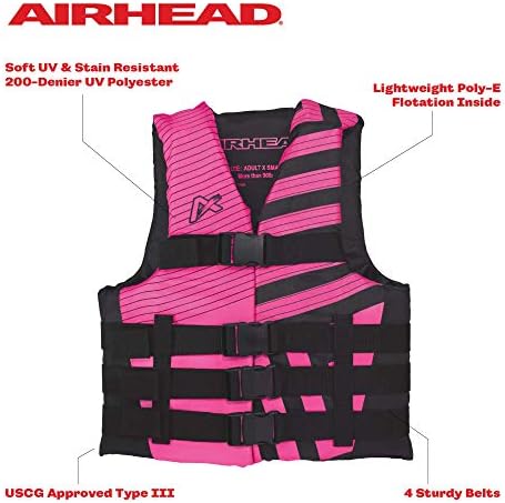 Airhead Trend salva salva -vidas, a Guarda Costeira aprovada, masculina, feminino e juvenil tamanhos
