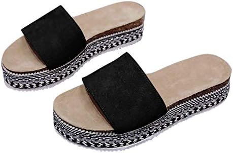 Flipers de mulheres de verão lazer de sola grossa feminina feminina casual sapatos respiráveis ​​de chinelos de sandálias de caminhada de caminhada para caminhadas