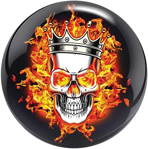 Brunswick Flaming Skull viz-a-ball