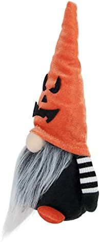 Northlight 9.25 Halloween Jack-O-Lantern Listed Combattop Gnome