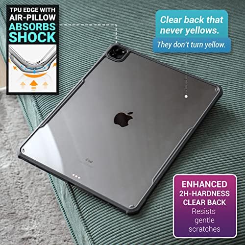 Tineeowl iPad Pro Caso de 11 polegadas 2022, 2021, 2020, 2018 Ultra Thin, Clear Back, TPU flexível absorve choque, suporta carregamento