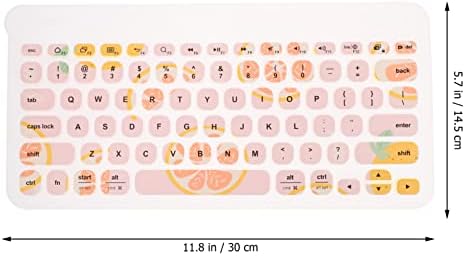 Tampa do teclado do laptop de teclado sem fio Solustre para o teclado compatível com o teclado com acessório de protetor