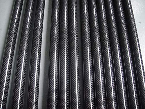 Us Whabest 2pcs Tubo de fibra de carbono 3k de alto brilho 10mm od x 9mm ID x 1000 mm de comprimento/tubo/tubo/eixo