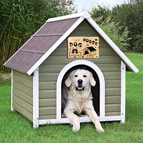 Decoração de cachorro, casa de cachorro, placas de cachorro de madeira para decoração de casa, ditados de cães, sinais