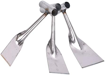 Yardwe Aço inoxidável pá de metal scooper pooper ferramentas de mão ferramentas domésticas 3pcs Pitada pára