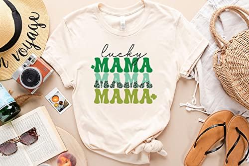 São Patricks Mama Gifts for Mom Women Irish camise