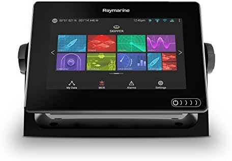 Raymarine Axiom 7 Finder Finder com GPS incorporado, Wi -Fi, Sonar Chirp e Vision com transdutor e Navionics+, 7