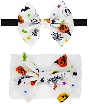 Turbano da faixa da cabeça do Halloween com arco Baby Girls Hair Band Acessórios Bowknot Jhh60