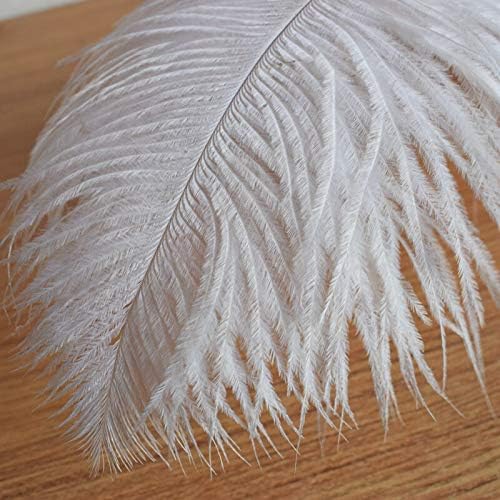 Pumcraft Jóias Diy 10pcs/Lote Elegante Avestruz Branca Feathers 10-75cm para Craft Diy Jewelry Wedding Event Party Supplies