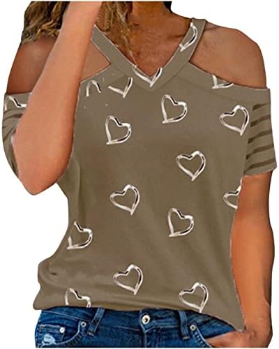 Vshirt da blusa do pescoço em Vshirt para mulheres outono para mulheres roupas macias e confortáveis ​​y2k Manga curta