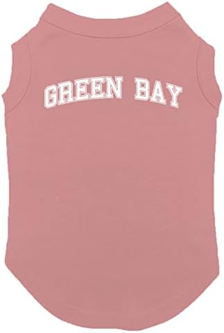 Green Bay - camisa de cachorro da escola estadual da cidade estadual