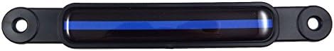Finer Blue Line Police Flag Emblem parafuso no distintivo de decalque da placa do carro