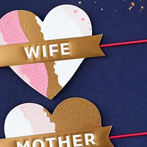 Cartão do dia das mães para a esposa