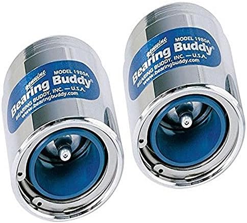 Buddy Buddy 42202 Protetor de rolamento de cromo com indicador de nível - 1,980 de diâmetro, par
