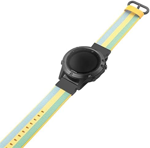 Eksil 22mm Sport Nylon Watch Strap Band Lançamento rápido para Garmin Fenix ​​6x 6 Pro 5x 5 mais 935 abordagem S60 Quatix5 pulseira