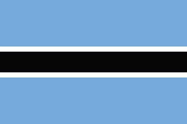 Ímã de bandeira do Botswana