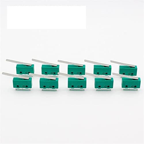 Interruptor limite 10pcs 3 pinos Micro Touch Switches NO+NC 3A/5A 125VAC 250VAC Mini -Switch Micro -Switch MicroSwitches