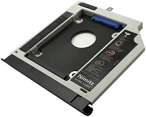 Nimitz 2nd HDD SSD DUSTO CADDY COMPATÍVEL COM LENOVO IDEAPAD 310 510 com moldura/suporte