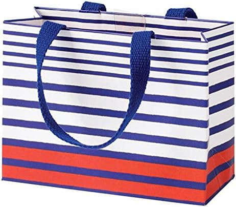 Caspari Small Gift Saco, Breton Stripe