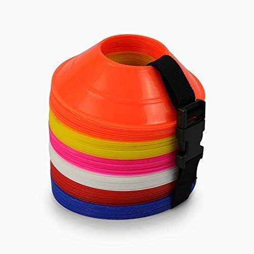 SPLAY Sports Mini Treinamento Segurança Marcadores Espaciais de Plástico - Pacote de 60 cúpula de agilidade, agilidade