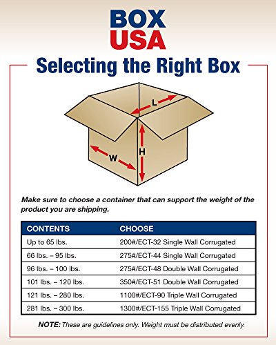 Caixa USA 24x15x10 Caixas onduladas, grande, 24l x 15w x 10h, pacote de 40 | Remessa, embalagem, movimentação, caixa