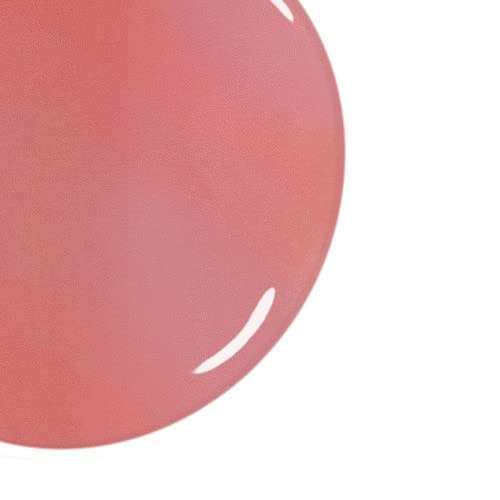 Modo Pombal de esmalte de unhas 150 corado nude rosa com pérolas de brilho de seda azul - desgaste longo, alto brilho,
